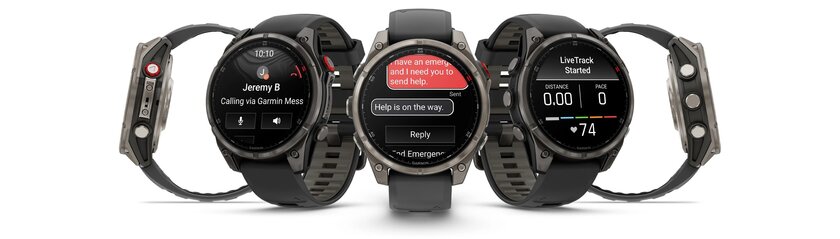 Представлены часы Garmin Fenix 8 Pro с LTE и спутниковой связью. Есть версия с экраном Micro LED