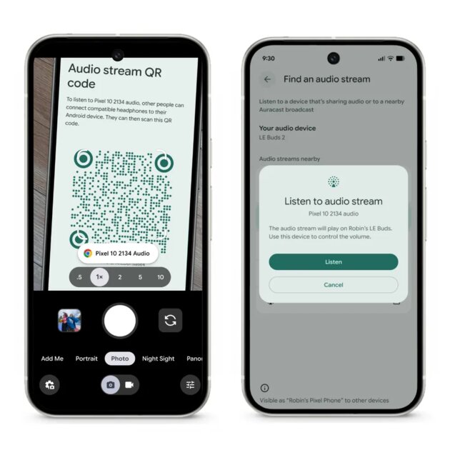 Смартфоны Google Pixel научились передавать звук одновременно на несколько наушников