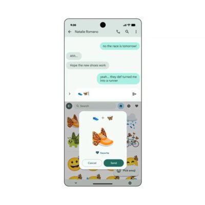 Уникальные смайлики Emoji Kitchen теперь можно сохранять в избранном