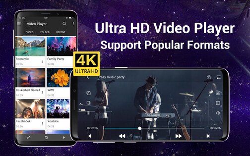Видеоплеер Все форматы Android 3.7.1. Скриншот 1