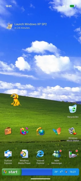 Фанат Windows XP создал кастомный лаунчер для Android — выглядит очень круто