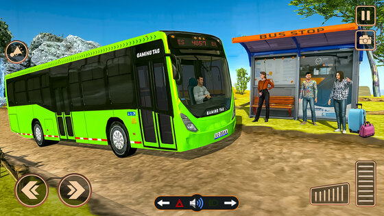Urban Coach Bus Driving Games 1.41. Скриншот 1