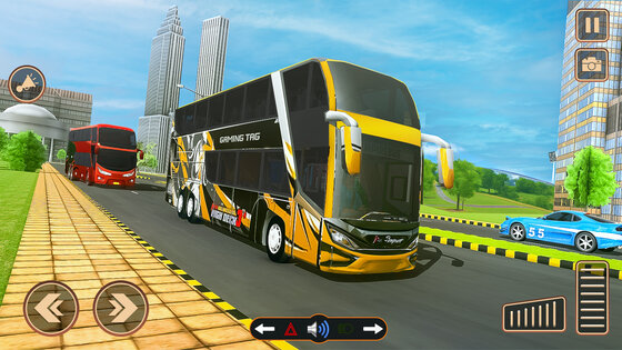 Urban Coach Bus Driving Games 1.41. Скриншот 2