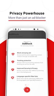 AdBlock для Samsung Internet 3.4.7. Скриншот 4