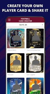 FUT Card Creator 25 2.9.2. Скриншот 2