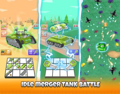 Idle Merger: Tank Battle 2.1.8. Скриншот 1