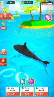 Idle Shark 9.5. Скриншот 1