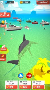 Idle Shark 9.5. Скриншот 3
