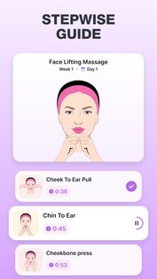 Фейс-йога: упражнения для лица 1.2.4. Скриншот 3
