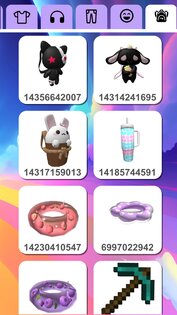 Коды и скины для Roblox 2.7.28. Скриншот 16