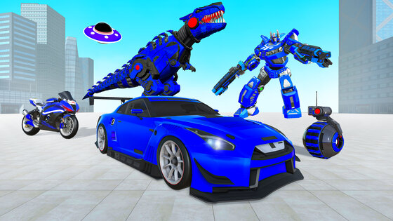 Dino Robot Transforming Game 10.5. Скриншот 11
