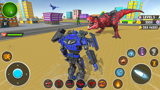 Dino Robot Transforming Game 10.5. Скриншот 14