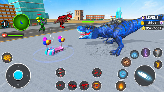Dino Robot Transforming Game 10.5. Скриншот 15