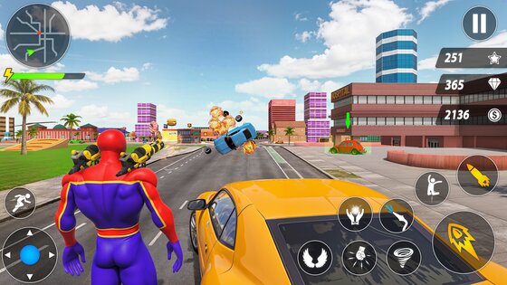 Spider Robot Hero Car 1.42. Скриншот 9