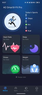 AO SmartX-Fit Pro 1.9.9.5. Скриншот 1