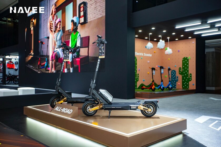 NAVEE представила премиальные электросамокаты XT5: их привезут в Россию