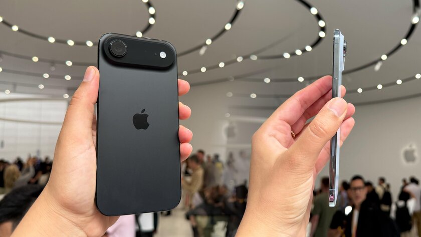 Все цвета iPhone Air, iPhone 17 и 17 Pro вживую: сравнение расцветок на натуральных фото — Цвета iPhone Air. 8