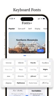 Fonts+: шрифтовая клавиатура 6.6.26. Скриншот 9