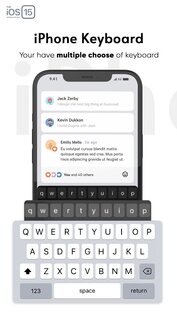 iPhone Keyboard 24.0. Скриншот 1