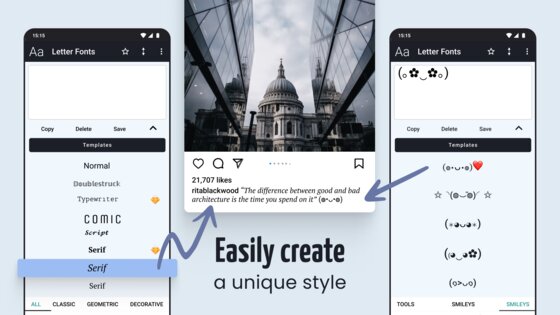 Letter Fonts — Stylish Text 1.4.5. Скриншот 15