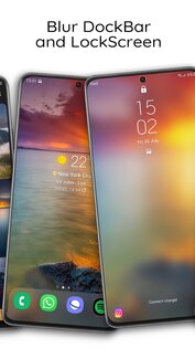 iWALL: Blur Dock Bar 2.22. Скриншот 3