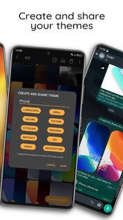 iWALL: Blur Dock Bar 2.22. Скриншот 4