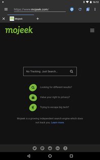 Privacy Browser 3.19.3. Скриншот 5