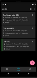 Advanced Charging Controller (ACCA) 1.0.33. Скриншот 2