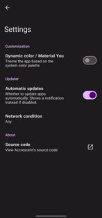Accrescent 0.27.0. Скриншот 3
