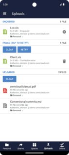 ownCloud 4.6.2. Скриншот 6