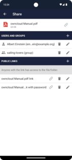 ownCloud 4.6.2. Скриншот 7