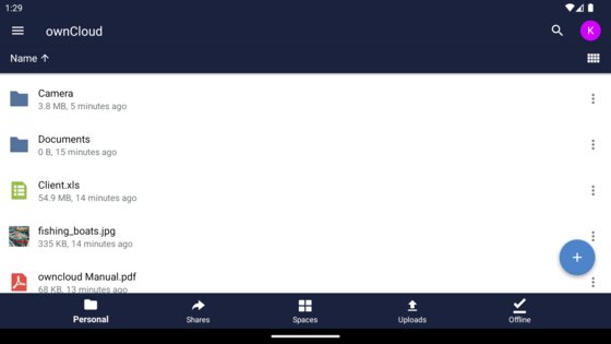 ownCloud 4.6.2. Скриншот 10