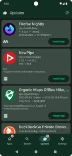 APKUpdater 0.0.586. Скриншот 1