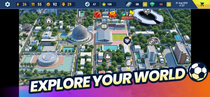 Football Life Simulator 1.7.2. Скриншот 4