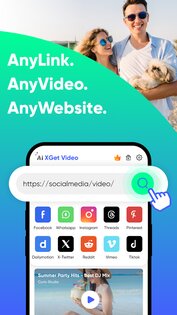AnyLink XGetVideo 1.2.1. Скриншот 1