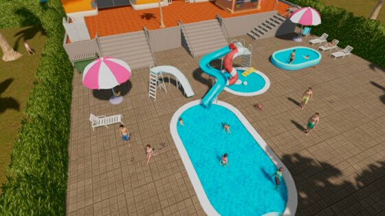 Waterpark Simulator 1.0. Скриншот 12
