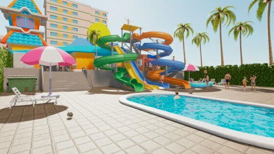 Waterpark Simulator 1.0. Скриншот 13