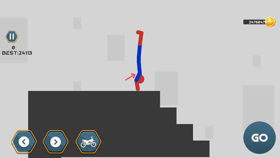Stickman Dismount Ragdoll Game 1.2.2. Скриншот 6