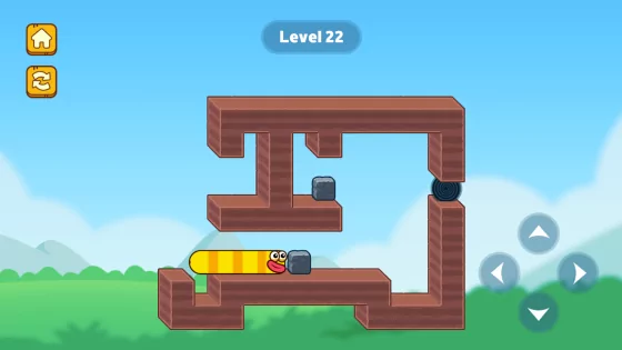 Hungry Worm 1.0.8. Скриншот 1