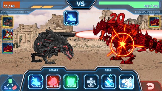 Dino Robot Battle Field: War 4.3.6. Скриншот 20