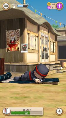 Clumsy Ninja - самое мимимишное тамагочи в App Store