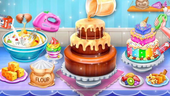 Cake Maker DIY Baking Games 4.8. Скриншот 13