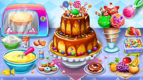 Cake Maker DIY Baking Games 4.8. Скриншот 15