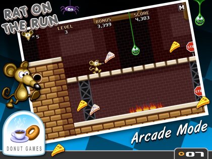 Игра Rat on the run. Скриншот 1