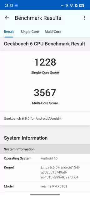 7000 мАч, три камеры по 50 Мп и 144 Гц: обзор realme 15 Pro — Производительность и тесты. 11