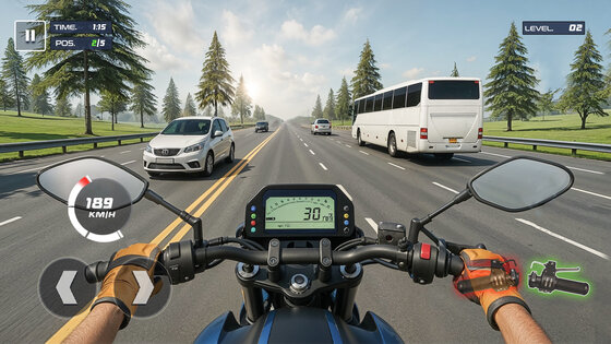 Rider 3D: Гонки на мотоциклах 1.91. Скриншот 19