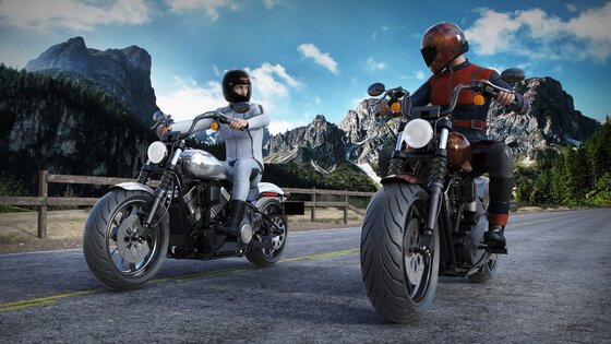 Highway Stunt Bike Riders 5.5. Скриншот 11