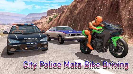 City Police Moto Bike Crash 6.0. Скриншот 4