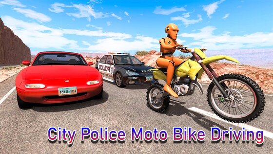 City Police Moto Bike Crash 6.0. Скриншот 6