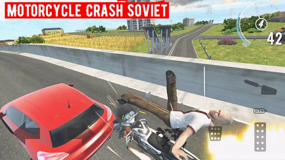 Motorcycle Crash Soviet 4.0. Скриншот 1